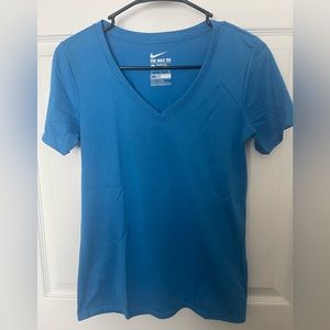Nike Dri-Fit Athletic T-shirt Activewear Blue Size S
